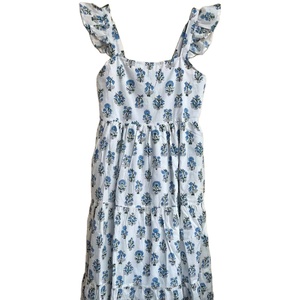 Vestido de relleno vestido de verano de algodón estampado floral indio ropa de verano para mujer Maxi vestido de gasa de algodón - Product Image 1