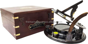 5 pouces grand cadran solaire boussole en palissandre cas Top Grade calibré Vintage cadeau - Product Image 4