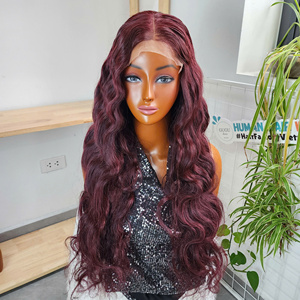 Human Hair <b>Wigs</b> Super Double Drawn 100% Virgin Raw Vietnamese Hair Body Wave 5x5 Closure Transpance <b>Lace</b> <b>Wig</b> - Product Image 1