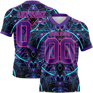 Maillot de football américain de haute qualité, uniforme en polyester maillé 180 GSM, impression numérique, pour hommes et jeunes, vente en gros - Product Image 6