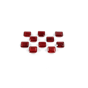 Rubis naturels de Bangkok, octogones calibrés 10x12mm, pierres précieuses de rubis naturelles facettées pour la fabrication de bijoux, prêtes à l'emploi - Product Image 4