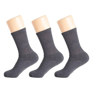 Cushioned Cotton Crew Sport <b>Socks</b> 3 Pairs Comfortable Breathable Athletic Everyday Wear Durable Soft Fit Shoe <b>Socks</b> for <b>Men</b> - Product Image 3