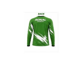 Maillot de cyclisme unisexe grande taille léger coupe-vent à manches longues respirant séchage rapide coton/polyester pour VTT/ descente - Product Image 2
