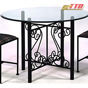 Decorative Wrought Iron Table and Chair Set for Outdoor Garden Patio Furniture with Elegant Custom Designs - Product Image 2