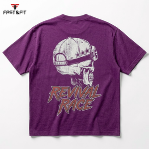 Camiseta Deportiva Personalizada al por Mayor, con Serigrafía, para Gimnasio, Talla Grande para Hombre, 100% Algodón, Gruesa, Transpirable, Muy Popular - Product Image 5
