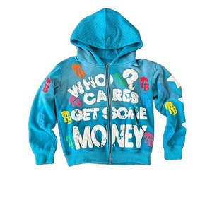 เสื้อฮู้ดผ้าฝ้าย100% สำหรับผู้ชายเสื้อมีฮู้ดโอเวอร์ไซส์พิมพ์ลายกราฟิกสำหรับผู้ชาย - Product Image 2