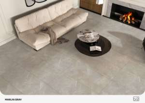 กระเบื้องพอร์ซเลนผิวซาตินคุณภาพสูง ขนาด 600x1200 มม. กระเบื้องปูพื้นและผนังขนาดใหญ่ สำหรับใช้ภายในที่อยู่อาศัยและพื้นที่เชิงพาณิชย์ - Product Image 2