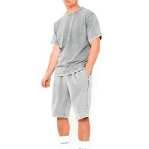 เสื้อยืดคอตตอนโอเวอร์ไซส์แบบสั้นสำหรับผู้ชายสั่งทำขายส่งแบบกำหนดเอง - Product Image 5