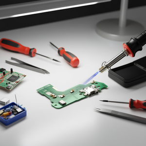 Carte auxiliaire Huawei Y6 2018 avec connecteur de charge pour Honor 7A, pièce de rechange pour carte mère - Product Image 3