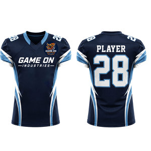Camiseta de Fútbol Americano Personalizada al por Mayor, Barata, Sublimada, Transpirable, Estampada, para Hombre, Camiseta de Rugby - Product Image 1