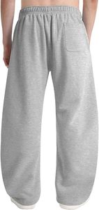 <b>Men</b> Fleece Baggy Sweatpants Wide Leg Sweat <b>Pants</b> <b>Lounge</b> Athletic Gym Jogger <b>Pants</b> With Pockets High Quality Jogger <b>Pants</b> - Product Image 2