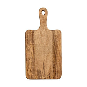 Planche à découper en bois épais avec rainure profonde pour les jus, pour une utilisation en cuisine - Product Image 4