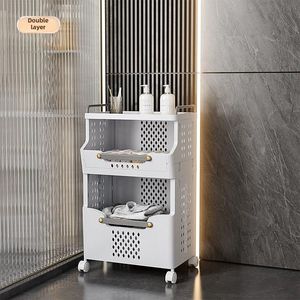 Cesto della biancheria appeso a parete con puleggia pieghevole vestiti sporchi di stoccaggio per uso bagno - Product Image 2