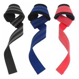 Crochets de musculation, poignées de traction, bandes de maintien pour poignets, sangles de soutien pour la musculation et l'entraînement en salle de sport - Product Image 4