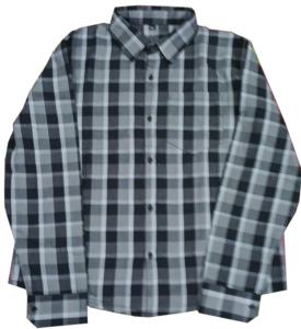 Custom 100% Cotton Knitted Flannel Shirt for Men Plus Size Plaid Button <b>Down</b> Long Sleeve Autumn Casual Lumberjack Shirt - Product Image 1