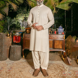 Nuevo Vestido Pakistaní Personalizado para Hombre, Shalwar Kameez, Ropa Masculina, Traje Shalwar Kameez de Manga Larga, Secado Rápido, Bandhgala - Product Image 3