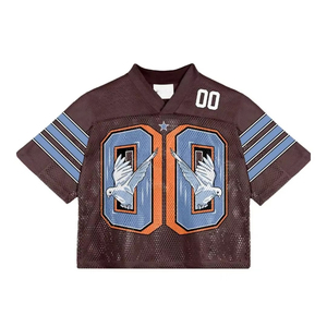 Maillot de supporter de football américain en gros, broderie personnalisée, fabricant OEM, usine de vêtements de sport à marque privée pour les marques - Product Image 3