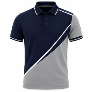 T-shirt décontracté pour homme en jersey tricoté respirant à manches courtes avec logo frontal ODM – Modèles bordeaux, blanc, gris - Product Image 5