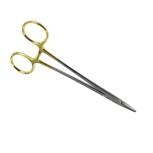 Portaagujas Quirúrgico Veterinario de Acero Inoxidable de Alta Calidad, Pinza Dental Manual Recta Tipo Mosquito - Product Image 5