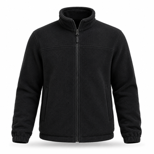 Veste polaire pour homme, chaude pour l'hiver, décontractée, zippée, polaire, vente en gros personnalisée - Product Image 2