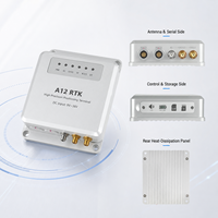 Traceur GPS Véhicule 4G Haute Précision A12 RTK GNSS Récepteur Double Antenne Terminal de Positionnement IP67 -35~80°C pour Flotte