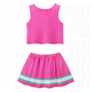 Costume de pom-pom girl pour filles, tenue de cheerleading, ensemble de costumes de cheerleading mignons pour enfants, tenue de danse pour spectacle, vêtements de sport pour équipe scolaire - Product Image 4
