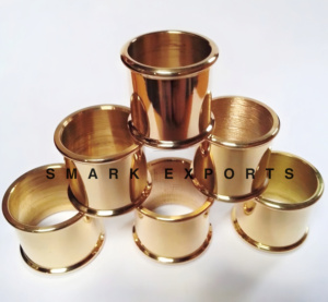 แหวนรองคอทองเหลืองแข็งแรงทนทานสำหรับไม้เท้าขัดเงาสีทองสามารถรองรับเพลาส่วนประกอบจำนวนมากใช้งานฝีมือโลหะ - Product Image 4