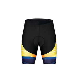 Shorts de cyclisme pour hommes, noir et bleu, rembourrés, pantalons de vélo, bas de tenue pour l'entraînement cycliste, vêtements de sport pour le cyclisme en plein air, pour vélo de route - Product Image 1