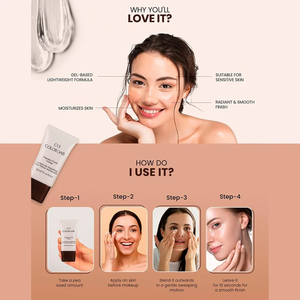 Base de Teint Transparente Hydratante et Apaisante Finish Primer 30ml – Crème Quotidienne Légère et Nourrissante pour le Visage - Product Image 4