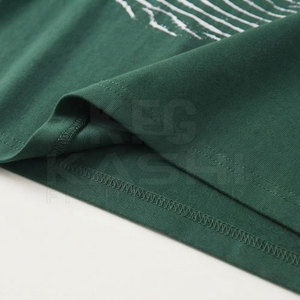 Camiseta de Verano para Hombre, 100% Algodón, Estilo Casual, Holgada, de Secado Rápido, Ecológica, con Hombros Caídos, Corte Relajado, Estilo Urbano Básico, Precio Bajo - Product Image 6