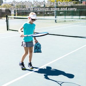 Pelota de Tenis de Alto Rebote, Calidad Premium para Entrenamiento y Partidos, Rendimiento Duradero en Todas las Canchas, Pelota Deportiva - Product Image 5