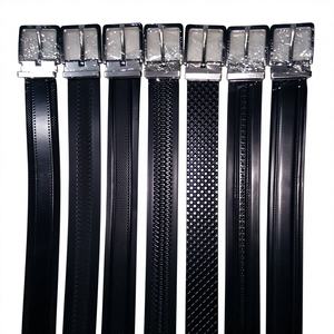 Custom Length Polished Cow Hide Steel Buckle Eco-Friendly Waterproof Lightweight <b>Men's</b> <b>Belt</b> for Office & Wedding - Product Image 1