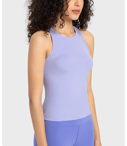 Débardeur de sport pour femme 100% coton de haute qualité, séchage rapide, écologique, avec logo personnalisé sur le devant, couleurs et tailles personnalisées, décontracté - Product Image 2