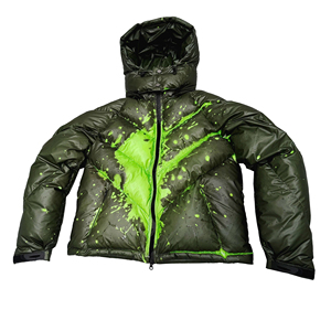 Chaqueta Acolchada Personalizada Estilo Hip Hop, Abrigo de Invierno con Burbujas, Diseño Reflectante Extra Grande para Hombre, Cambio de Color Reactivo al Calor - Product Image 1