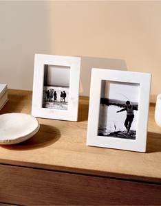 <b>White</b> Marble Handmade Photo <b>Frame</b> Elegant Luxury Natural Stone for Home & Office Decor Wall Mount Gift Use - Product Image 4