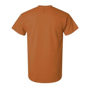 Camiseta Casual de Manga Corta para Hombre, Cuello Redondo, Tela Transpirable, con Gráfico de Jugador de Voleibol en Color Naranja Quemado - Product Image 2