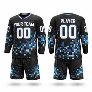 Conjuntos de Ropa Deportiva Personalizados con Logotipo, Impresión Digital, Hechos a Mano, Jersey y Pantalón, 100% Poliéster, Secado Rápido, Transpirables, Antibacterianos, para Invierno - Product Image 6