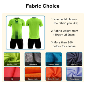 Conjunto de Uniforme de Fútbol Unisex de Poliéster Brillante con Efecto Neón, 100% Poliéster, de Secado Rápido, para Entrenamiento, Manga Corta, Pantalones Cortos - Product Image 3