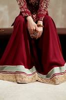 Ensemble 3 pièces Anarkali en viscose pure avec broderie Chikankari, chemise courte, manches épaisses et pantalon Plazo, infroissable, idéal pour les fêtes