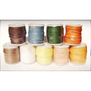 Wholesale 100% Cotton <b>Braided</b> Lace Waxed Finish for Bags Garments Shoes & Home Textile-Eco-Friendly High Tenacity - Product Image 3