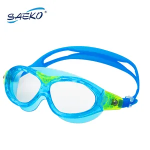 SAEKO Gafas de seguridad de protección UV ultra antivaho con correa de silicona y estuche rígido para niños y adolescentes Natación y buceo - Product Image 2