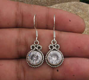 Sparkling <b>Crystal</b> Drop Earrings 925 Sterling Silver Water Drop Cut Clear <b>Crystal</b> Luxury Women Daily Wear Fine <b>Jewelry</b> - Product Image 4