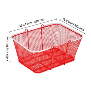 12 Cesti Metallici Impilabili da 22L, Portatili con Manici, Struttura a Rete Densa, Capacità 44 Libbre, Alimentazione Personalizzabile - Product Image 5