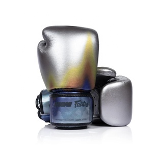 Guantes de boxeo Fairtex de cuero vacuno genuino de alta calidad, hechos a medida, para jóvenes y adultos, para entrenamiento y combate. - Product Image 1