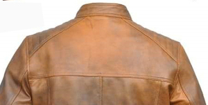 New Fashion Lamb Leather Jacket for Men Pakistan Made Low MOQ Heavyweight Breathable Men's Leather Jackets Wholesale - Product Image 4