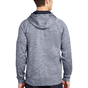 Sweat-shirts à capuche pour hommes 100% coton, coupe oversize, doublés, décontractés, couleur unie, respirants, printemps, broderie, impression numérique, gris - Product Image 6