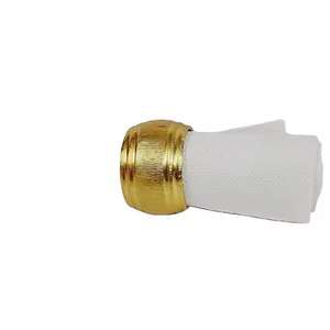 Anillo de servilleta de cobre grabado de lujo, accesorio premium para mesa de fiesta al mejor precio - Product Image 4