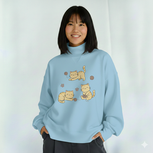 Sudadera de Cuello Alto para Mujer, Diseño Elegante, Tela Suave, OEM Personalizado, Ropa de Alta Calidad para Damas - Product Image 1