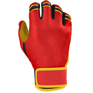 Guantes de Bateo de Béisbol de Cuero Personalizados, con Dorso de Cuero y Palma de Cuero Genuino, Guantes de Bateo de Softbol para Adultos, Venta al Por Mayor - Product Image 4