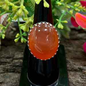 Bague statement artisanale brutale en argent sterling 925 avec larimar taille ovale certifié IGI, toutes tailles, cadeau pour elle - Product Image 3